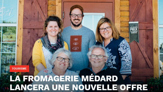 LA FROMAGERIE MÉDARD LANCERA UNE NOUVELLE OFFRE TOURISTIQUE À L’AUTOMNE