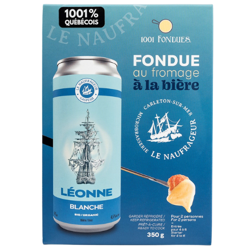 Étiquette - Fondue au fromage à la bière Léonne