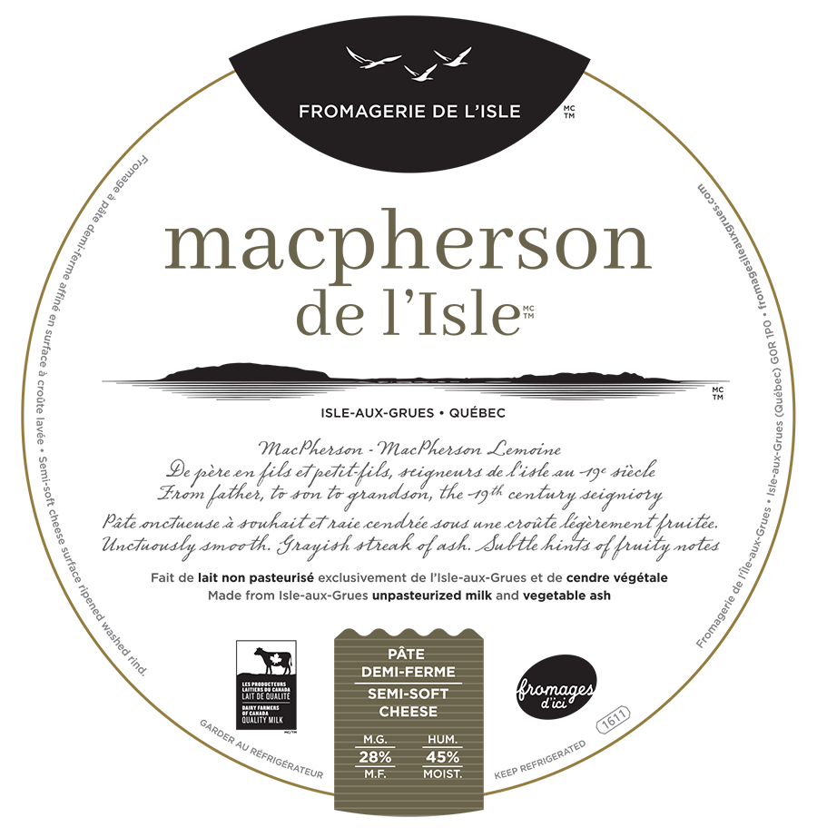 Étiquette - Macpherson de l'Isle